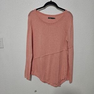 Prana raw hem knit sweater size large